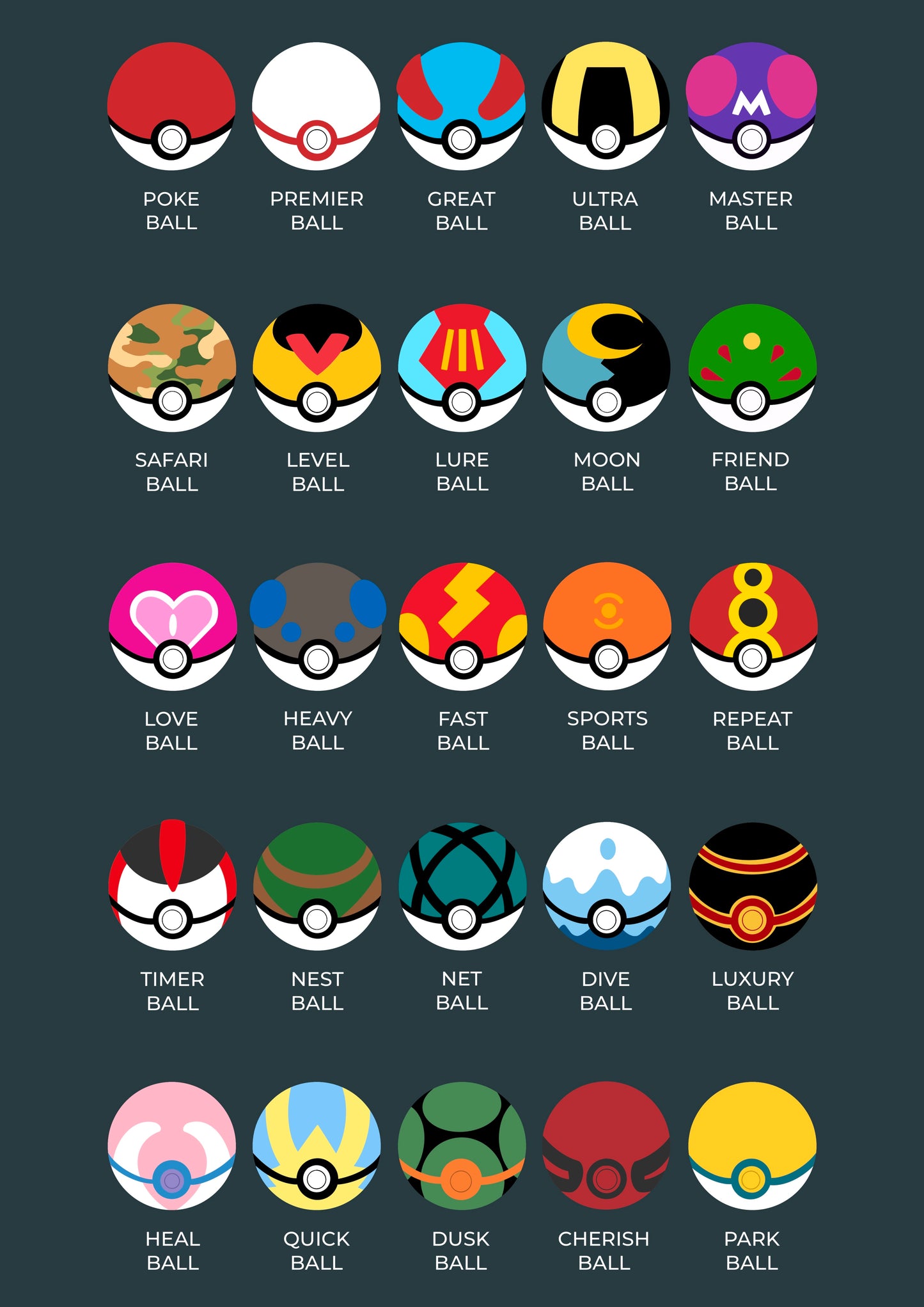 poster geek pokéball