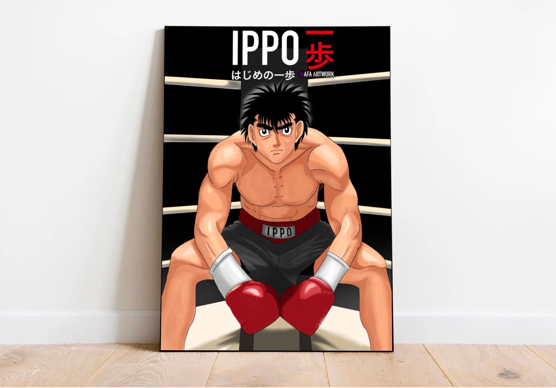 Affiche murale hajime no ippo reprenant l'affiche du film Creed.