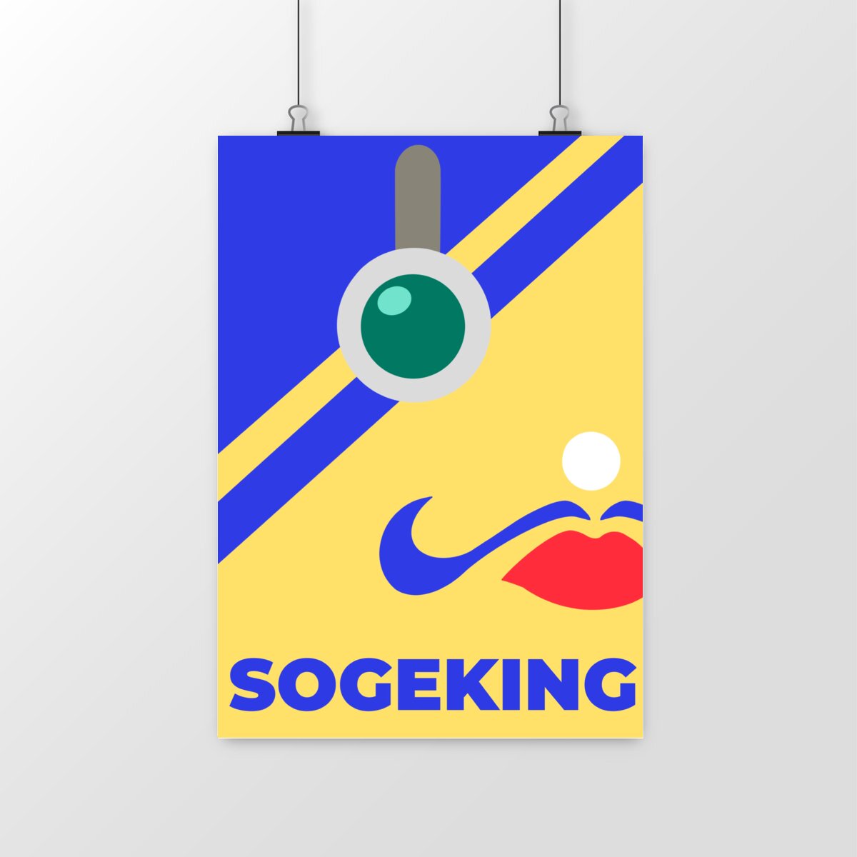 Poster manga minimaliste One Piece - Sogeking