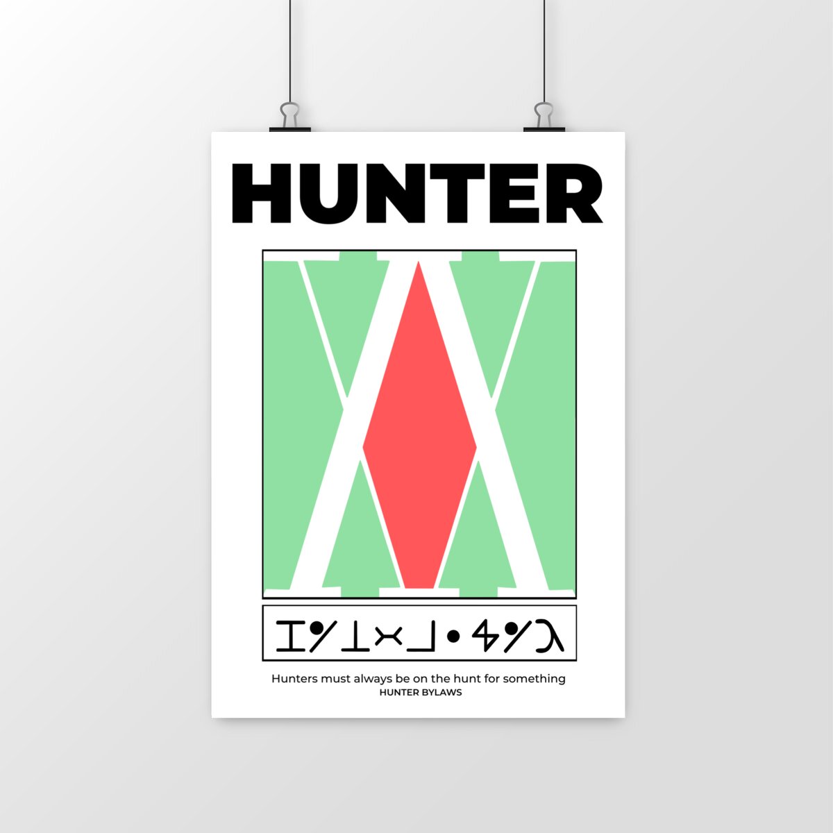 Poster HxH - Hunter Bylaws